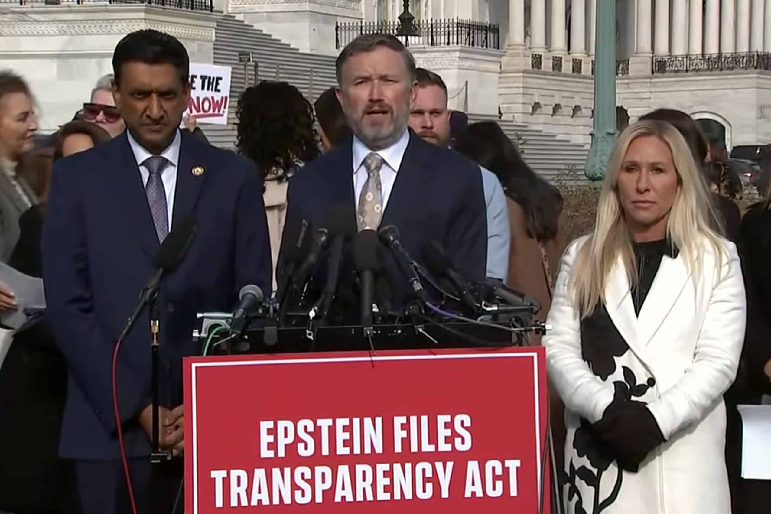 House passes bill to release Epstein files in near-unanimous vote